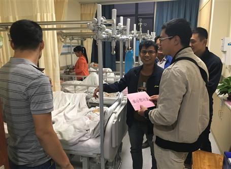 雪中送炭三九暖，愛(ài)心慰問(wèn)家人情 記探望同事吳宇家人