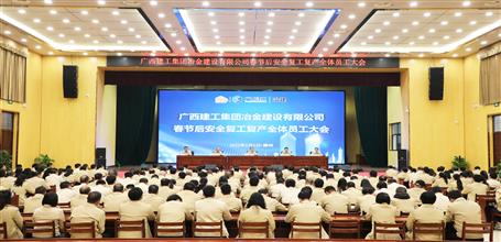 冶建公司召開(kāi)春節(jié)后安全復(fù)工復(fù)產(chǎn)全體員工大會(huì)