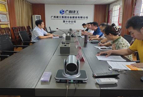 蒙勝益到第十分公司調(diào)研指導