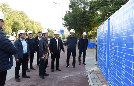 陳禮松到冶建公司督導(dǎo)老舊市政燃氣管道更新改造項目